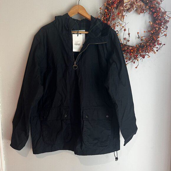 Barbour Men's Waxed Cotton Smock Jacket Size 38EU / Small-Medium Sage Green - Picture 1 of 13